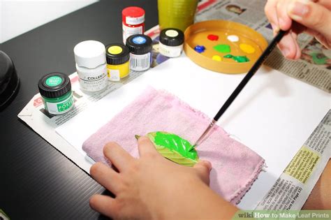 How to Make Leaf Prints: 8 Steps (with Pictures) - wikiHow