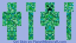 Charged Creeper Minecraft Skin