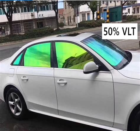 Various Colors Windshield Solar Chameleon Window Tint Film Neo Chrome Tinting 1.52x30m / 5x98ft ...