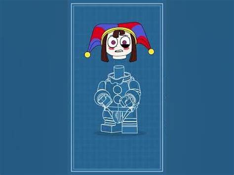 LEGO Pomni From The Amazing Digital Circus #shorts - YouTube