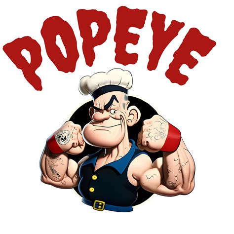 Popeye PNG Popeye Design Popeye Graphic Popeye Vector - Etsy