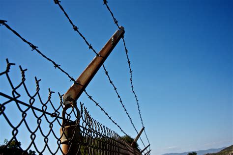 Barbed Wire Security Fence Free Stock Photo - Public Domain Pictures