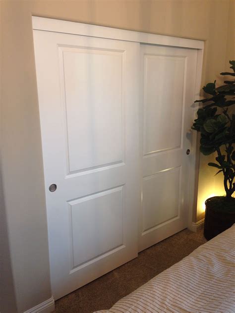 2 Panel / 2 Track Hollow Core Mdf Bypass Closet Doors. Check out this ...