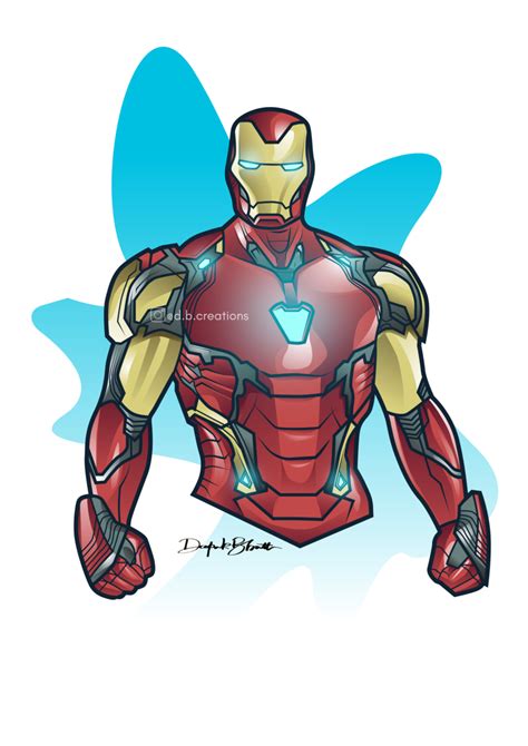 Iron Man Mark 85 by Deepak Bhatt on Dribbble