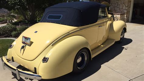 1940 Ford Deluxe Convertible at Anaheim 2016 as S181 - Mecum Auctions