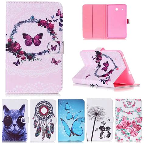 Wallet Flip Tablet Cases For Samsung Galaxy Tab E 8.0 Case T377 Love ...