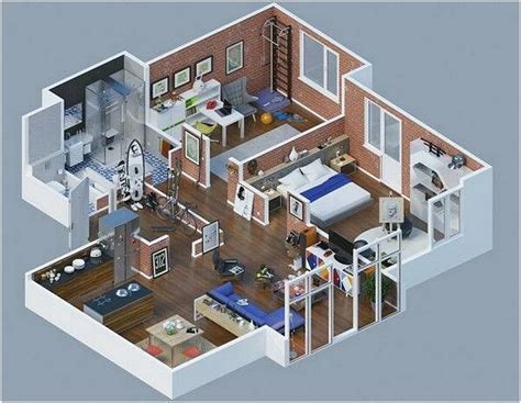 Gambar Denah Rumah 3d Archives Project Ts Gambar di Rebanas - Rebanas