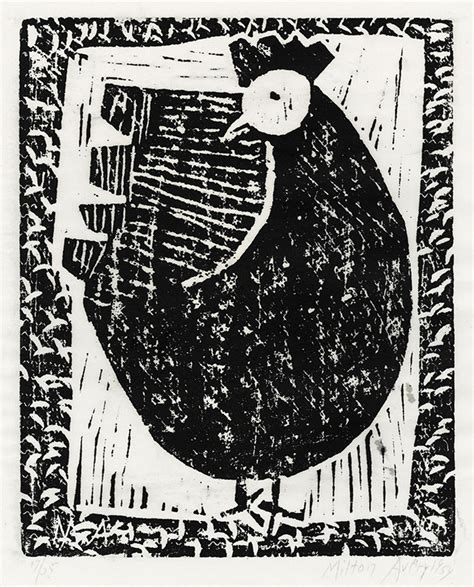 Hen by Milton Clark Avery | Annex Galleries Fine Prints