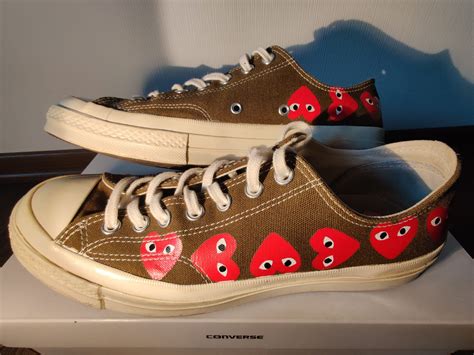 Converse Converse Chuck Taylor All-Star CDG Multi Heart | Grailed