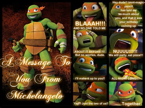 Mikey has another message for someone!!!! by Ayyy-Imma-Ninja on DeviantArt | Imágenes de las ...