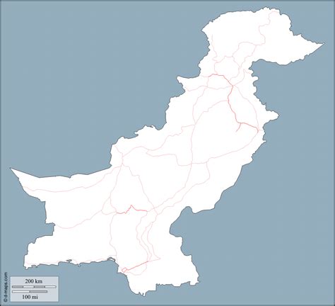 Free Pakistan Map Outline, Download Free Pakistan Map Outline png ...