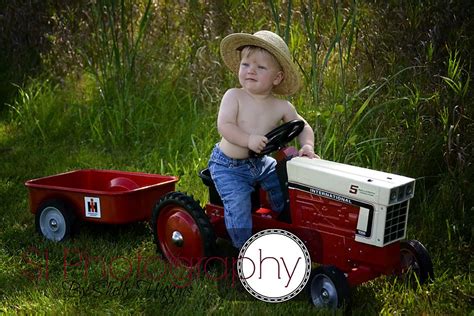 little boy tractor Cute Babies Photography, Tractors, Children, Kids, Baby Strollers, Picture ...