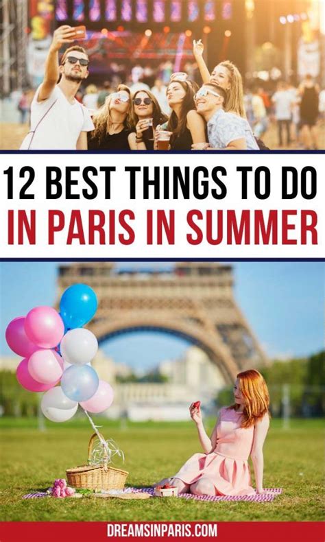 The Best Things to do in Summer in Paris