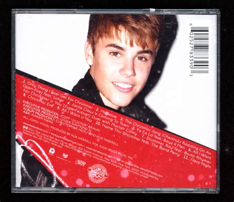 Justin Bieber Signed "Under The Mistletoe" CD Cover (JSA COA) | Pristine Auction