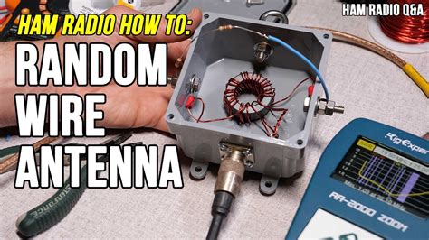 Build a random wire end fed antenna and make amazing contacts #hamradioqa - YouTube