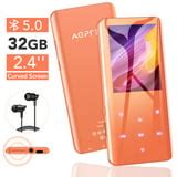 AGPTEK MP3 Player with 2.4″ Curved Screen, Music Player with Speaker HiFi Lossless Sound, FM ...