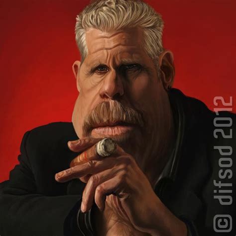 Celebrity caricatures, Funny caricatures, Ron perlman