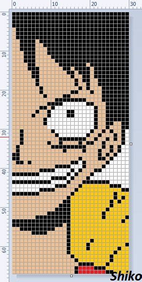 Pattern, Anime, One Piece, Monkey D. Luffy | Punto de cruz, Patrón de ...