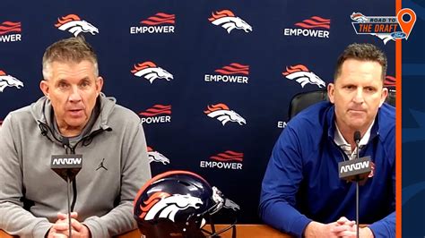 Sean Payton and George Paton discuss Broncos' goals ahead of 2023 NFL Draft