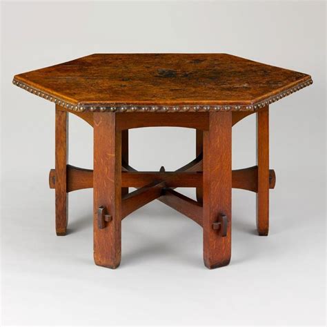 Gustav Stickley Library Table 625: From The Metropolitan Museum | Arts, crafts furniture ...