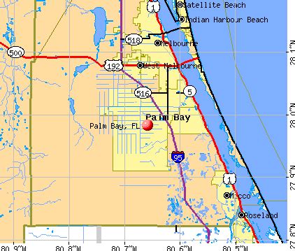 Palm Bay, Florida (FL 32907, 32908) profile: population, maps, real ...