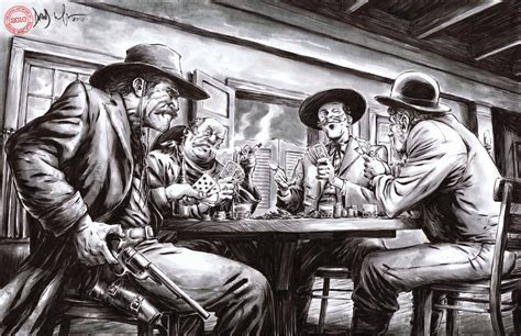 DaveDrawsComics: The Blog!: Saloon Gamblers