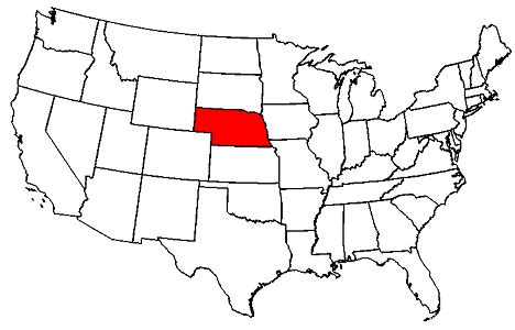 Nebraska Maps - map of Nebraska