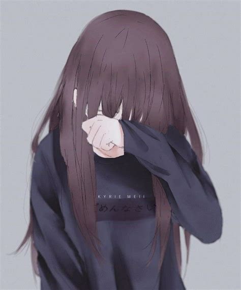 Hoodie Kawaii Cute Anime Girl Sad - Anime Wallpaper HD