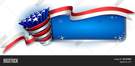 Patriotic Banner Vector & Photo (Free Trial) | Bigstock