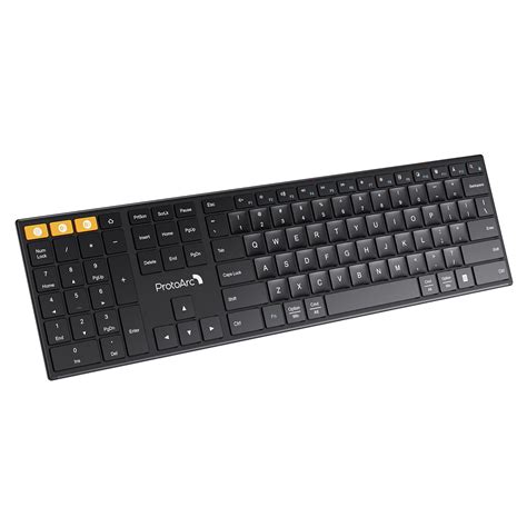 Buy ProtoArc 2.4G Wireless Left-Handed Keyboard, XK21 Bluetooth Ultra-Thin Keyboard ...