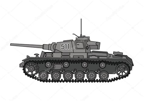 World War Two German tank — Stock Vector © JackFrost79 #69619953