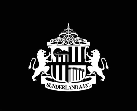 Sunderland Club Logo Symbol White Premier League Football Abstract ...