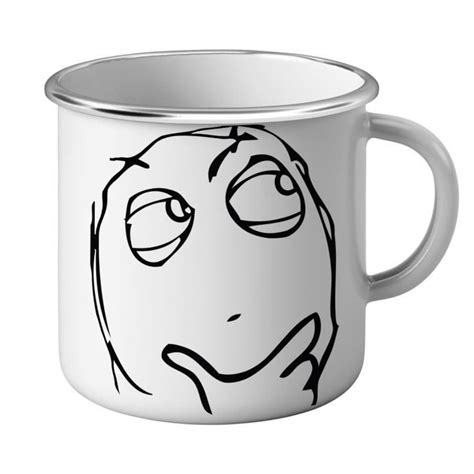 Mug Emaillé Métal Questioning Meme Face Internet Fun Troll - Cdiscount Puériculture & Eveil bébé