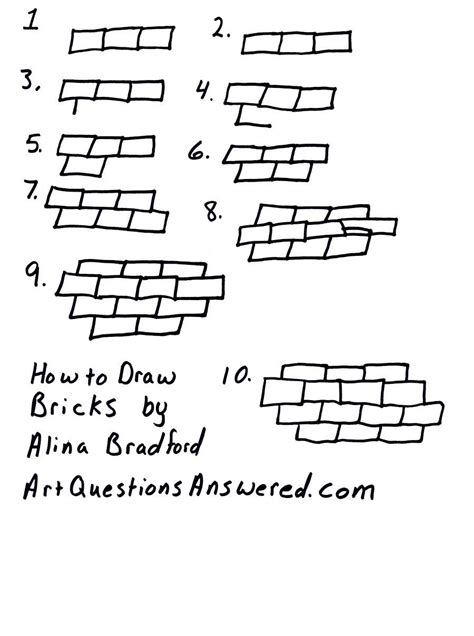 how to draw bricks - Art Questions Answered | Grafitis dibujos ...