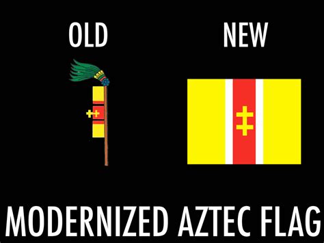 Modernized Aztec Flag : r/vexillology