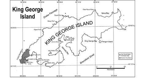 Map of King George Island | Download Scientific Diagram