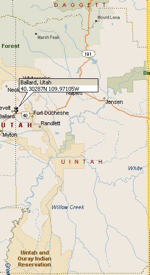 Ballard, Utah Map 2