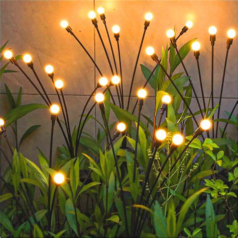 TONULAX Solar Garden Lights - New Upgraded Solar Swaying Light, Sway by ...