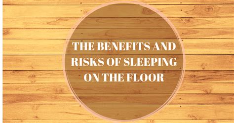 Benefits Of Sleeping On The Floor | Review Home Co