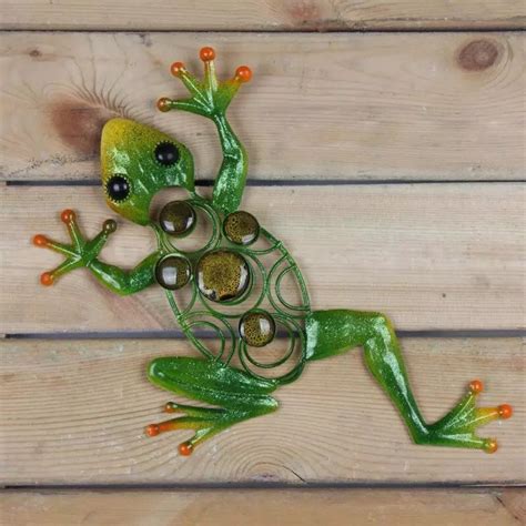 Metal Frog Wall Decor 12 Frog Outdoor Wall Hanging Frog | Etsy