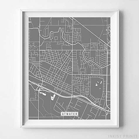 Atwater California Map