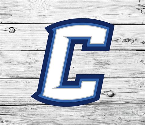 Creighton University Logo On Whitewashed Rustic Barn Boards Digital Art ...