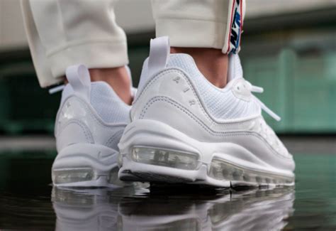 Nike Air Max 98 Triple White Releasing Overseas Next Week • KicksOnFire.com