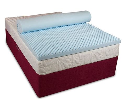 Visco Therapy CoolBlue Egg 3.5 cm Memory Foam Mattress Topper - Double: Amazon.co.uk: Kitchen ...