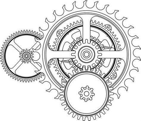 Steampunk Gear Template