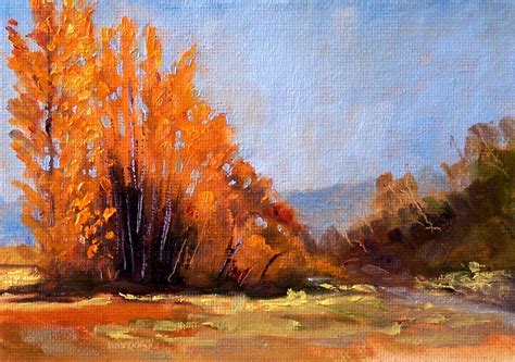 Painting Small Impressions: November--Original American Landscape Oil ...