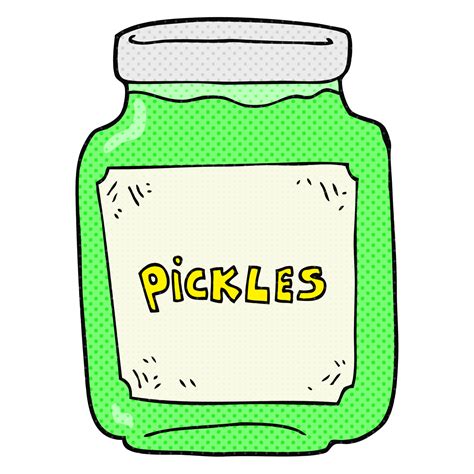 cartoon pickle jar 44296330 PNG