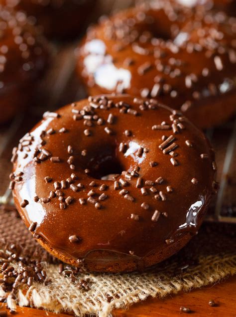 Triple Chocolate Cake Donuts - Chef in Training