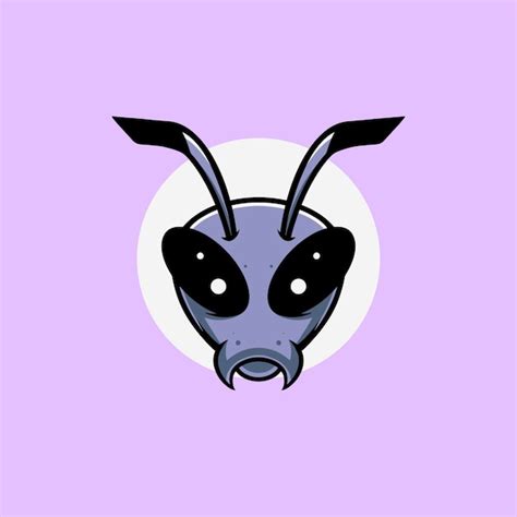 Premium Vector | Cute ant smiling face cartoon illustration