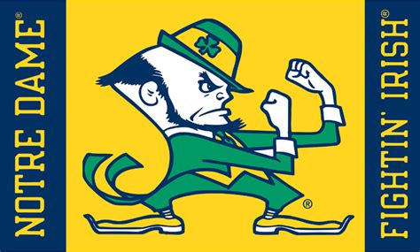 Notre dame fighting irish, Leprechaun Flag free image download